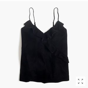 J crew velvet going out top